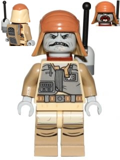 LEGO Minifigure -- Pao (75156) - with Sticker on Backpack-Star Wars / Star Wars Rogue One -- SW0798s -- Creative Brick Builders